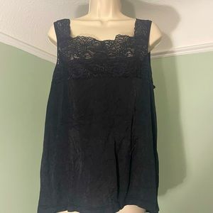 cuddle duds lace top tank